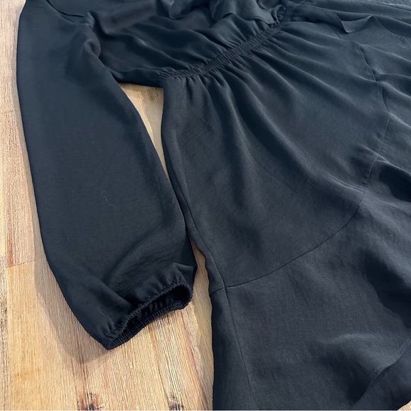 Express mini ruffle long sleeve dress - Picture 10 of 11